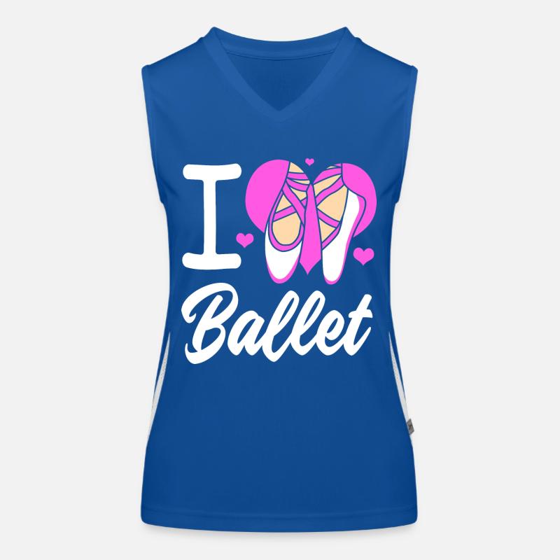 Danseuse de ballet Débardeur respirant contrasté Femme