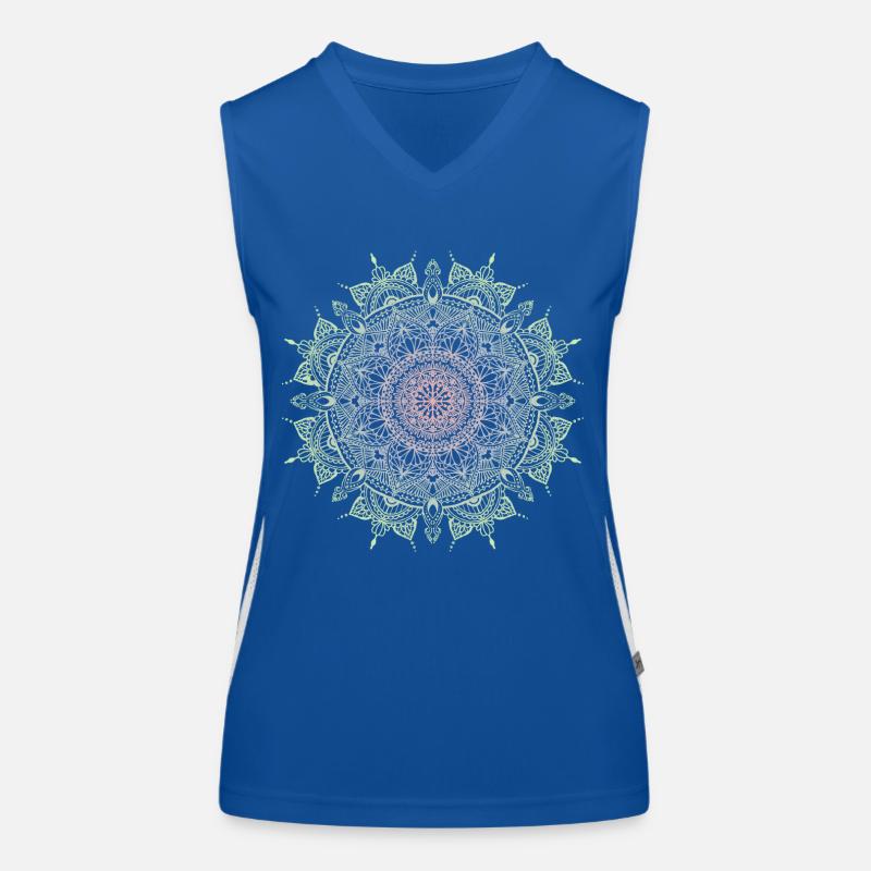 Mandala Débardeur respirant contrasté Femme