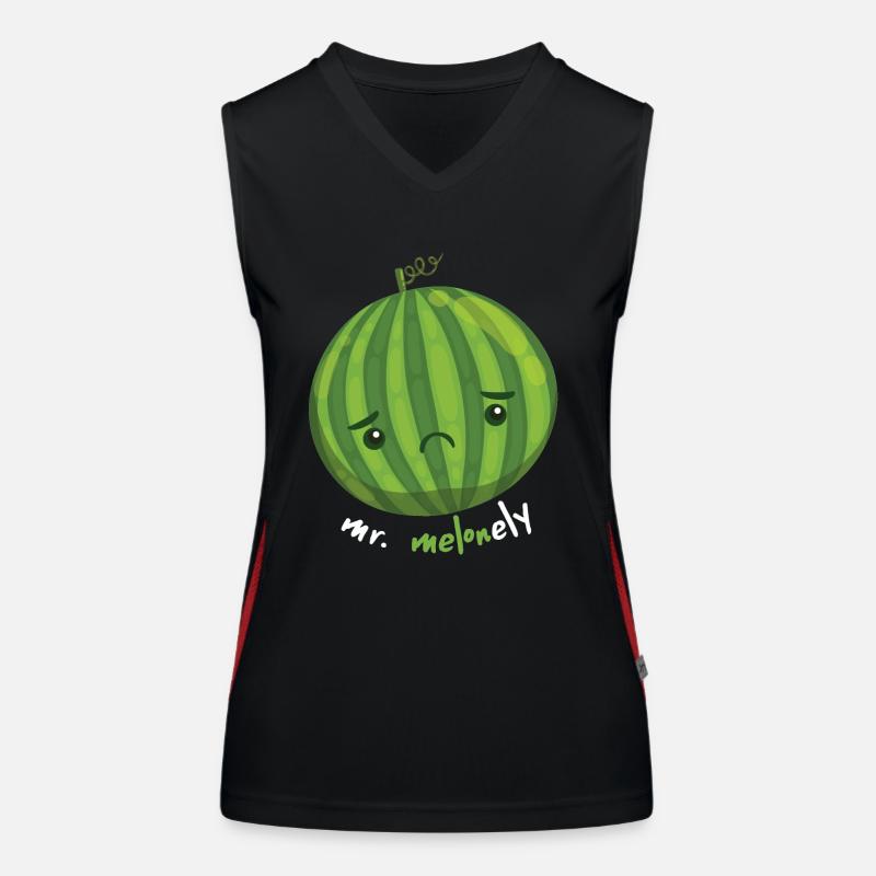 Frucht Funktionelles Kontrast-Tank Top für Frauen
