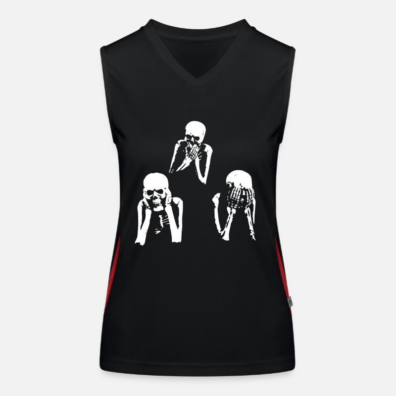 Halloween Funktionelles Kontrast-Tank Top für Frauen