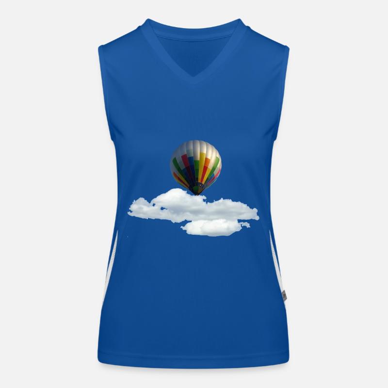 Ballon à air chaud Débardeur respirant contrasté Femme