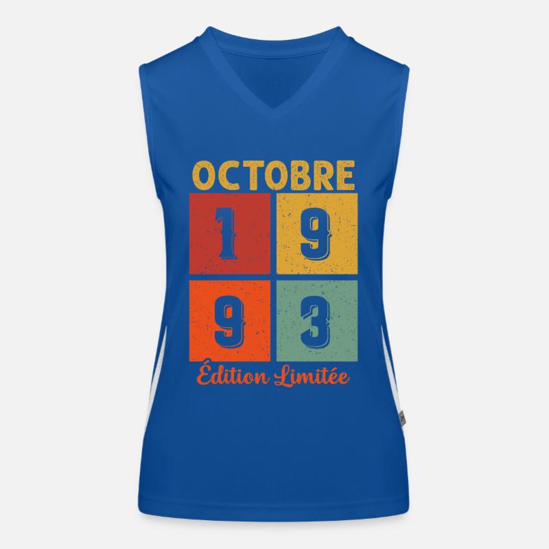 Octobre 1993 Édition limitée Débardeur respirant contrasté Femme