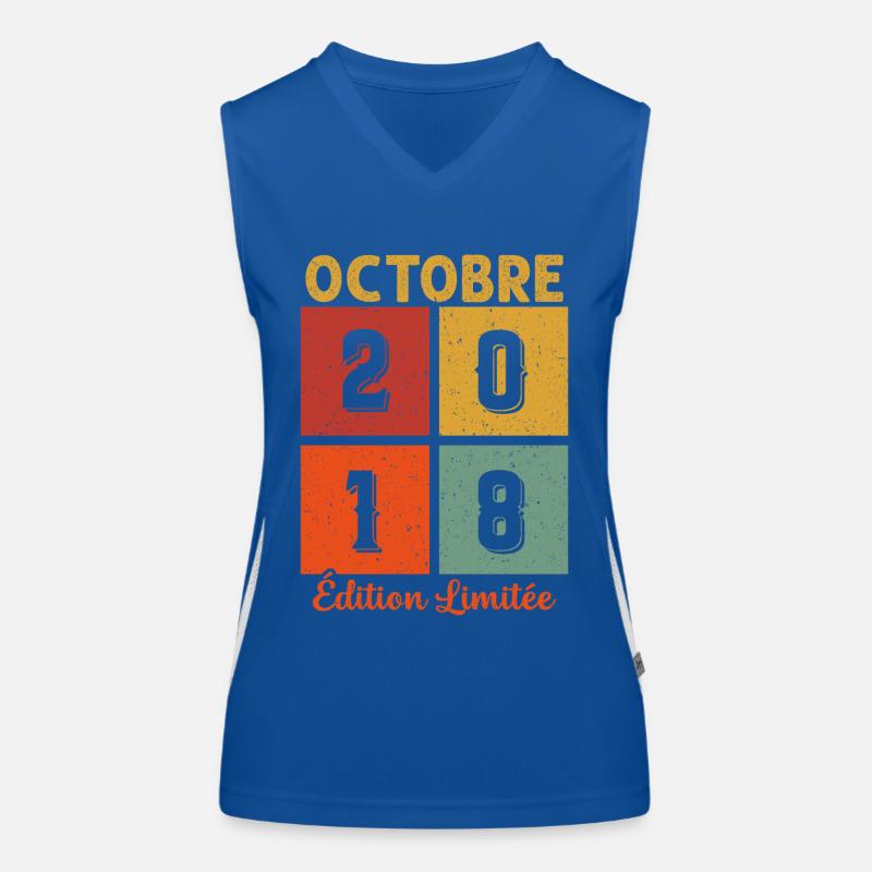 Octobre 2018 Vintage Débardeur respirant contrasté Femme