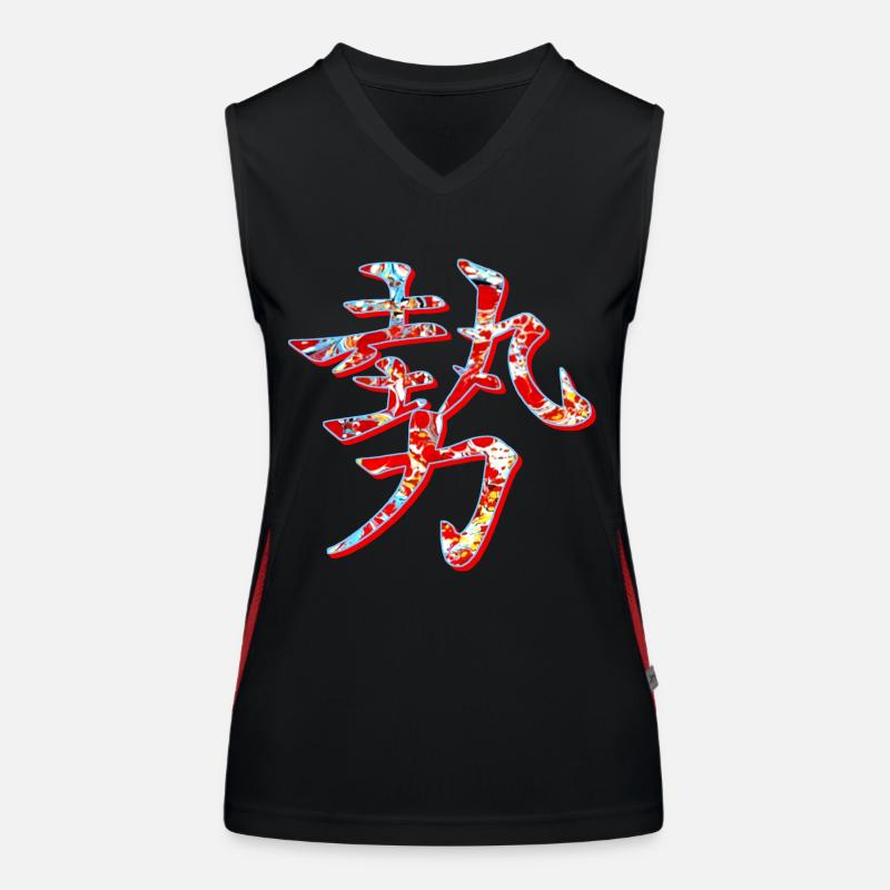 influence de la force de puissance e 251 Débardeur respirant contrasté Femme