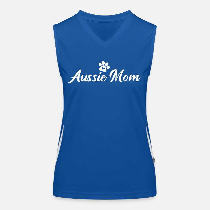 Aussie Mom Women's Functional Contrast Tank Top