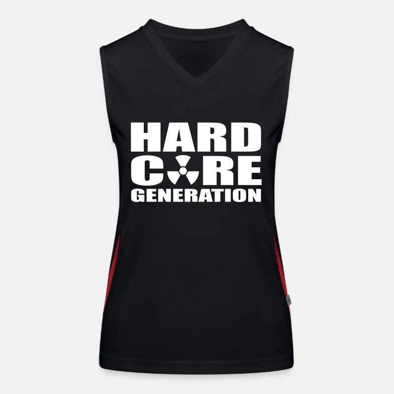 Hardcore Generation Radioactive FR Débardeur respirant contrasté Femme