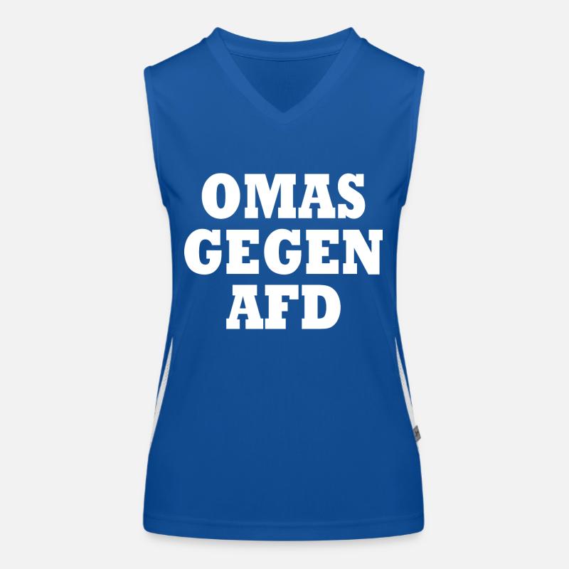 Omas gegen afd Funktionelles Kontrast-Tank Top für Frauen