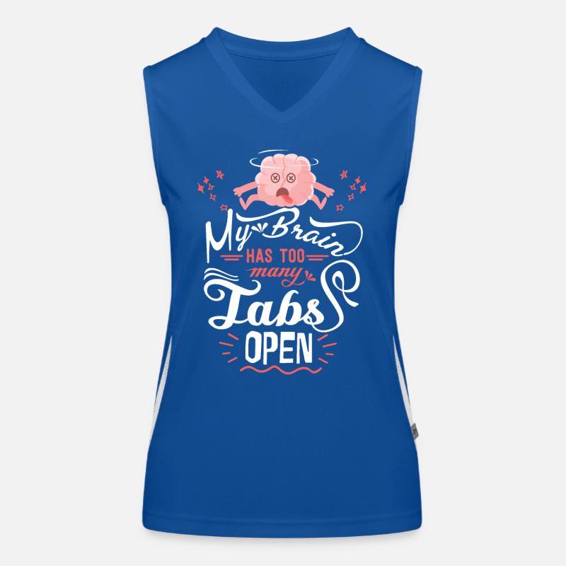 Motivational saying, funny saying, concentration Women's Functional Contrast Tank Top
