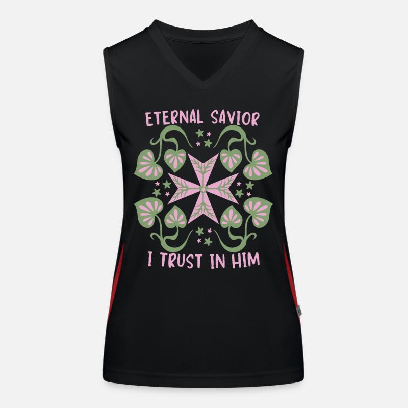 Jésus-Christ, Jésus Croix de Malte Disant Débardeur respirant contrasté Femme