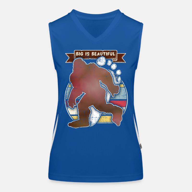 Bigfoot Monsters, Zombie Monsters, Yeti Monsters Women's Functional Contrast Tank Top