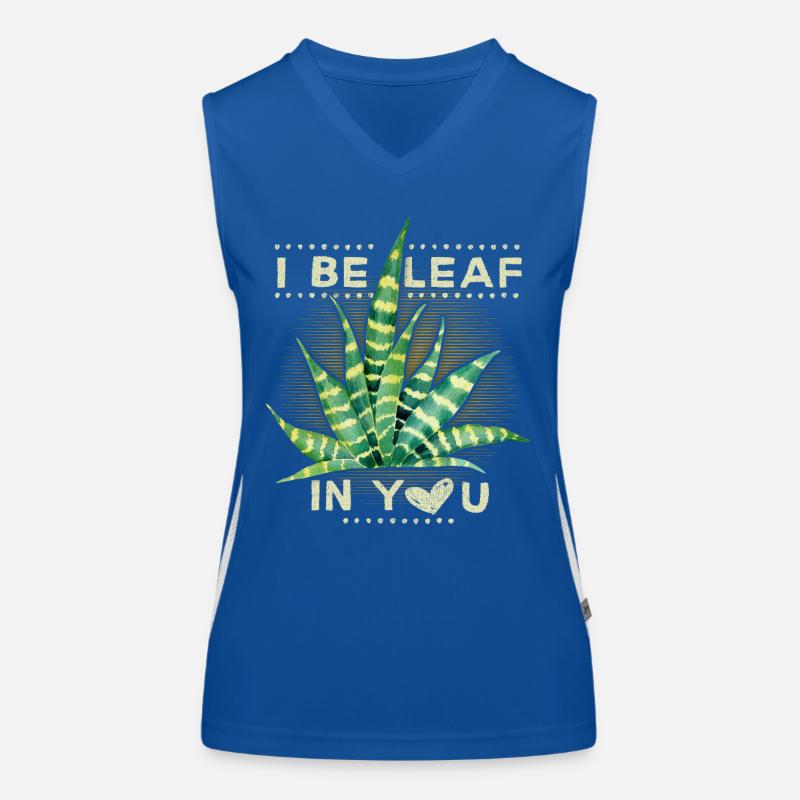 Sansevieria Bogenhanf Pflanze Zimmerpflanze Spruch Funktionelles Kontrast-Tank Top für Frauen