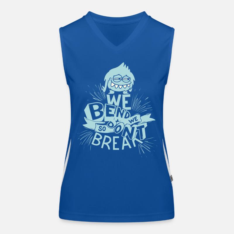 Inspirierender Spruch, Motivation Monster-Spruch Funktionelles Kontrast-Tank Top für Frauen