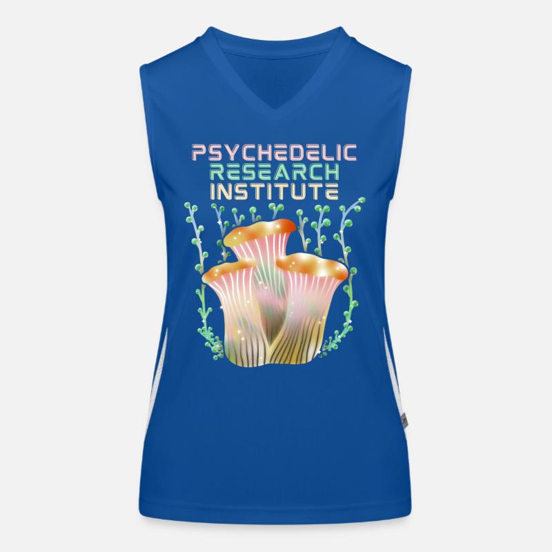 Psychedelische Pilze, Psychedelic, Spruch Funktionelles Kontrast-Tank Top für Frauen