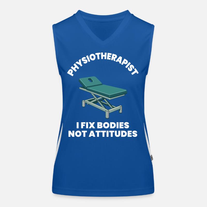 Physiotherapist I Fix Bodies Physical Women's Functional Contrast Tank Top