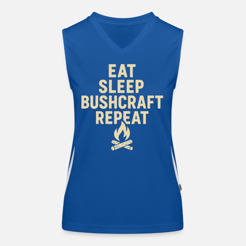Manger dormir Bushcraft Répétition Prepper Débardeur respirant contrasté Femme