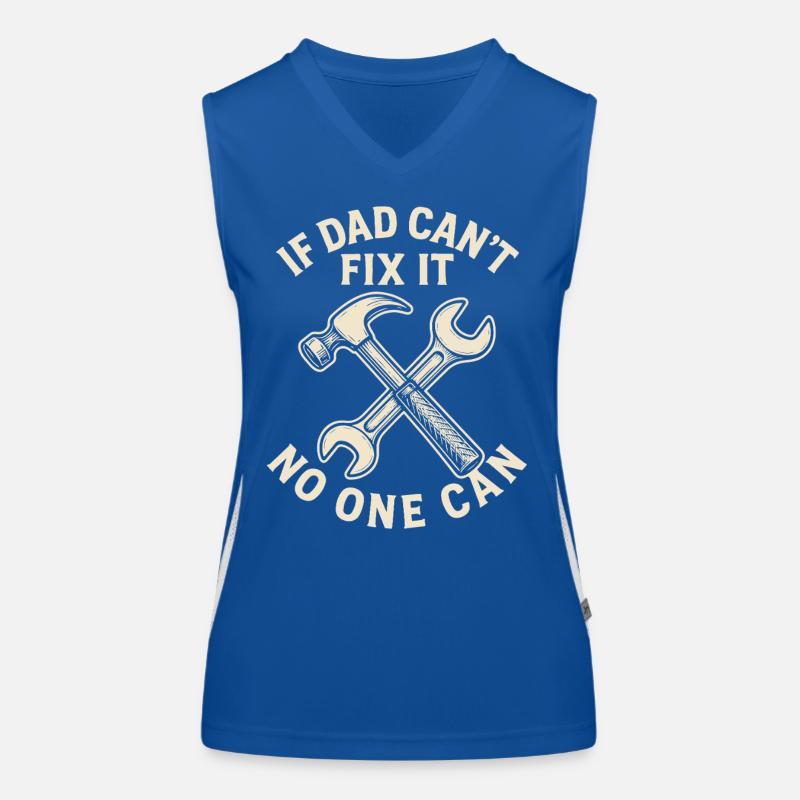 Dad Craftsman Hobby Screwdriver Funny Saying Women's Functional Contrast Tank Top