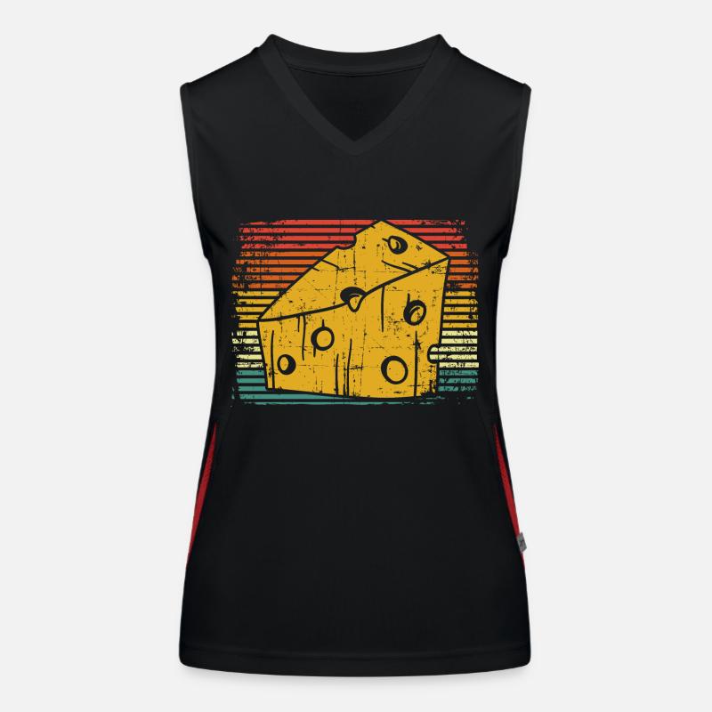cheese Women's Functional Contrast Tank Top
