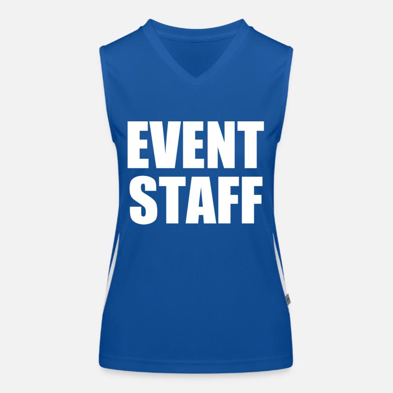 Event staff Débardeur respirant contrasté Femme