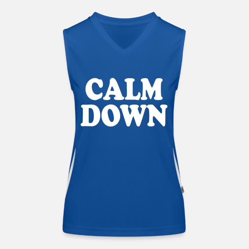 Calm down Women's Functional Contrast Tank Top