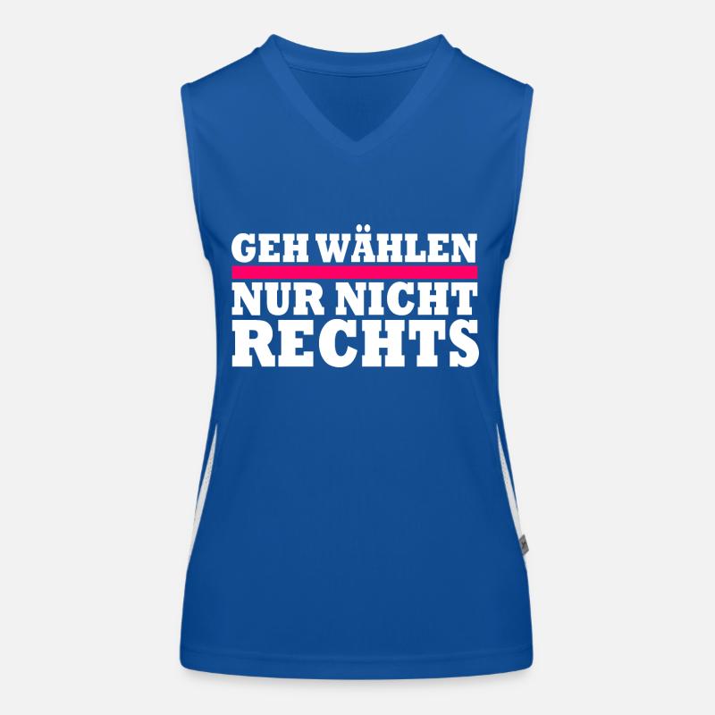 GEH WÄHLEN Funktionelles Kontrast-Tank Top für Frauen