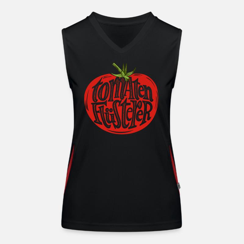 Der Tomaten Flüsterer Gartenfreunde Funktionelles Kontrast-Tank Top für Frauen