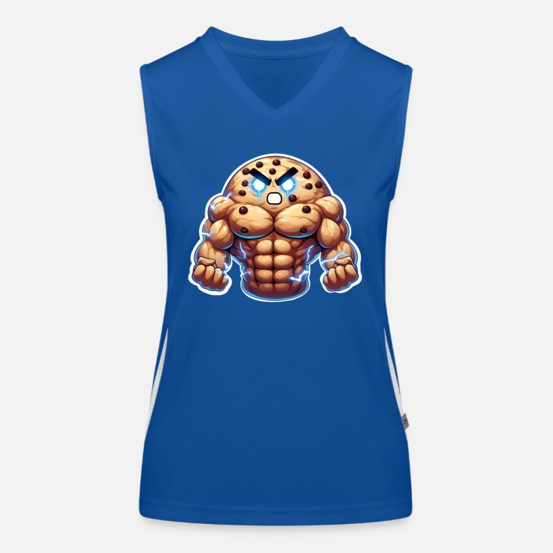 Muscular Cookie Women's Functional Contrast Tank Top