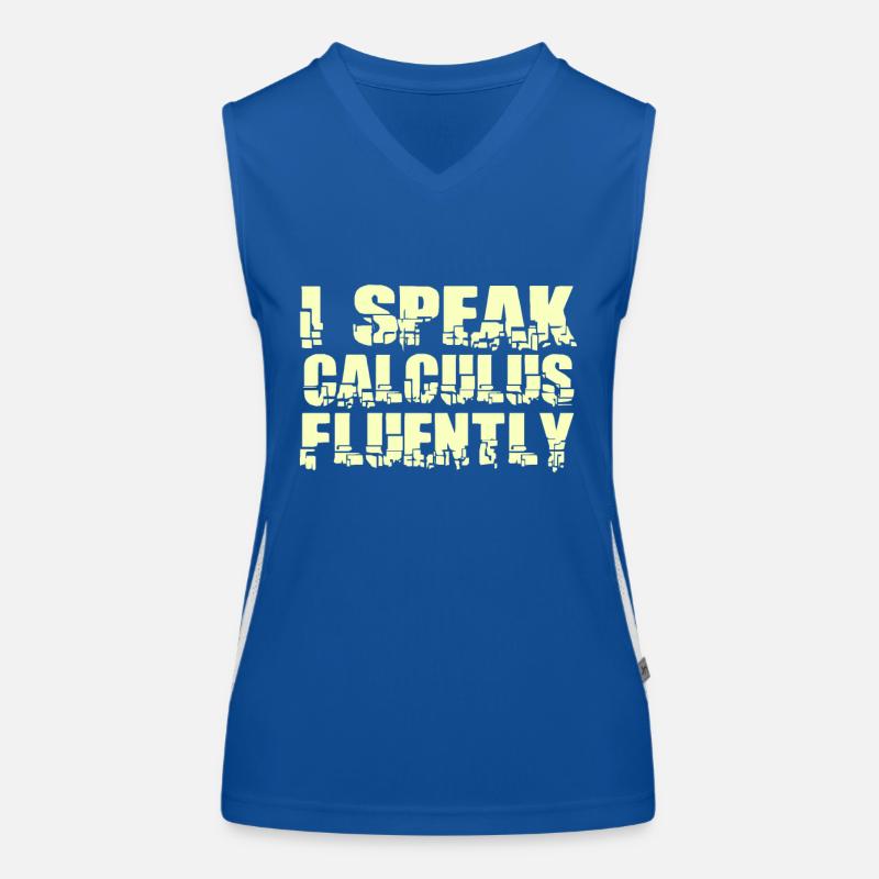 Mathematics Saying Women's Functional Contrast Tank Top