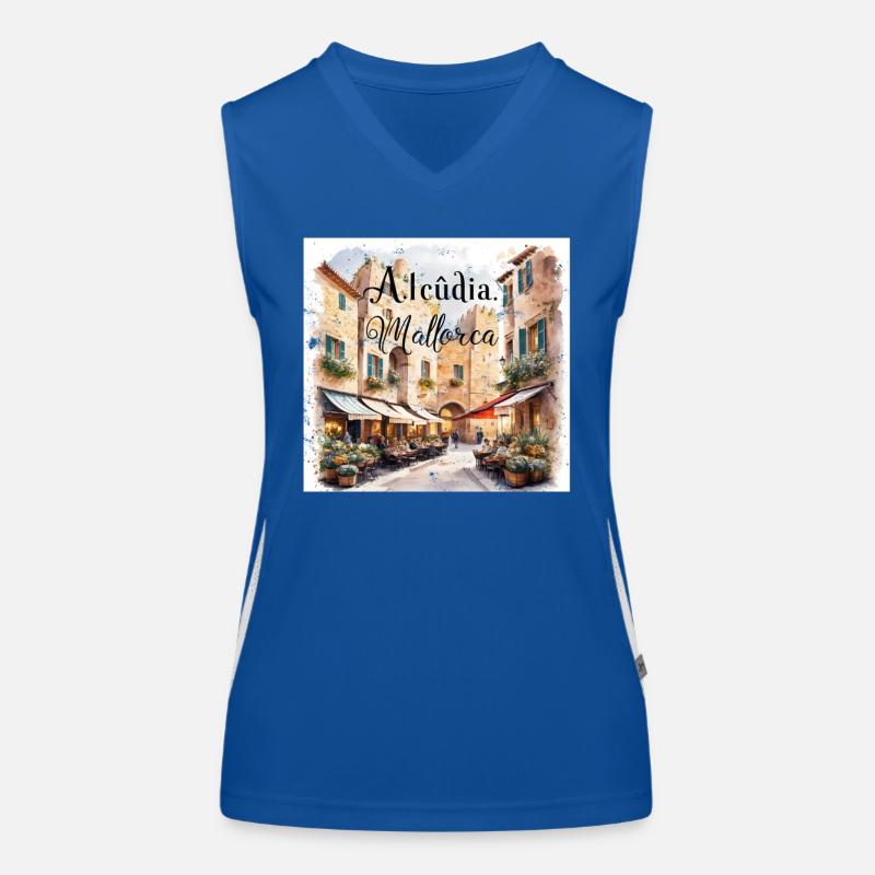 Alcudia Mallorca Débardeur respirant contrasté Femme