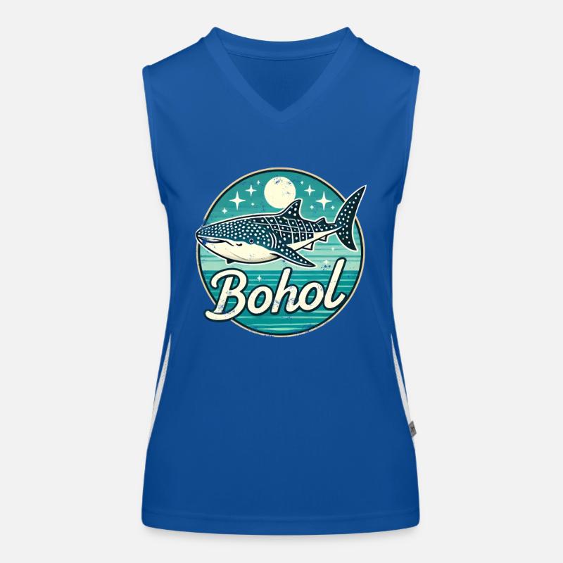 Bohol Philippinen Funktionelles Kontrast-Tank Top für Frauen