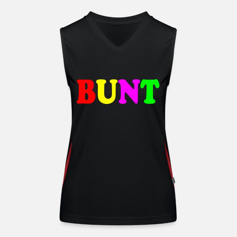Bunt Funktionelles Kontrast-Tank Top für Frauen