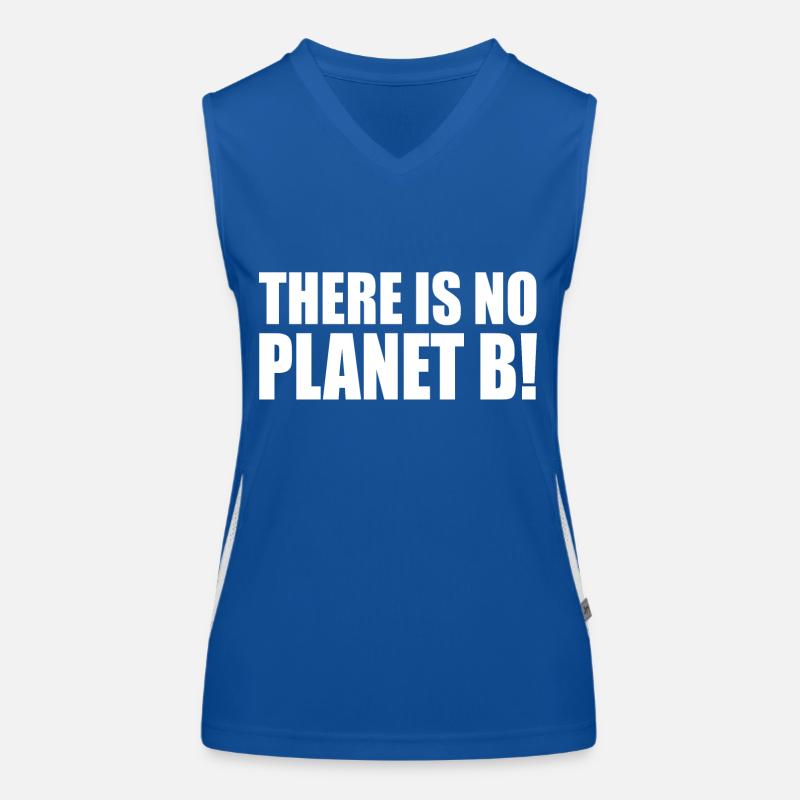 There is no planet B Débardeur respirant contrasté Femme