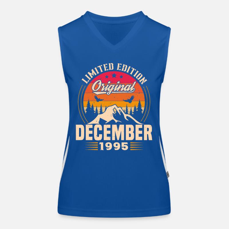 Geburtstagsgeschenk geboren im Dezember 1995 Funktionelles Kontrast-Tank Top für Frauen