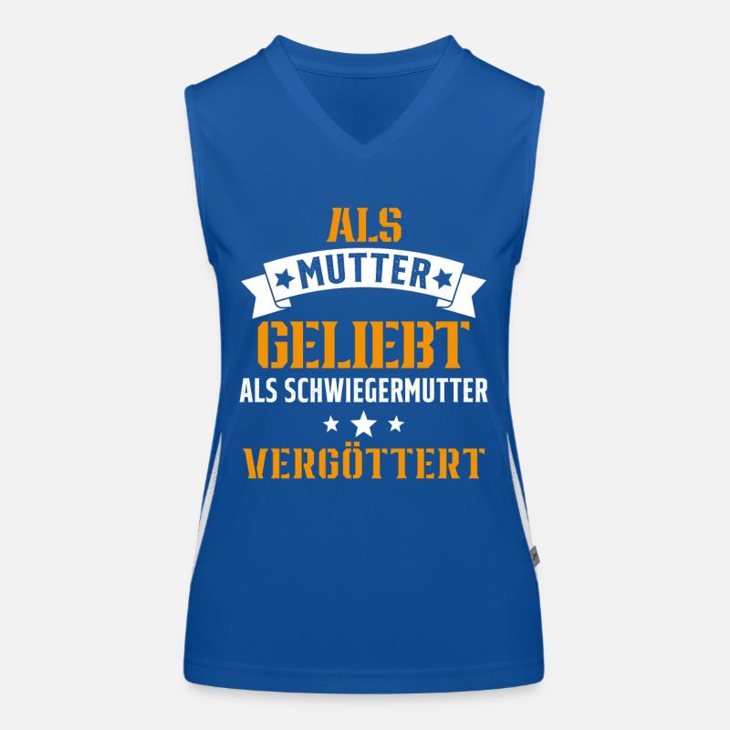 Schwiegermutter Mama Schwiegermama Mutter Mutterta Funktionelles Kontrast-Tank Top für Frauen