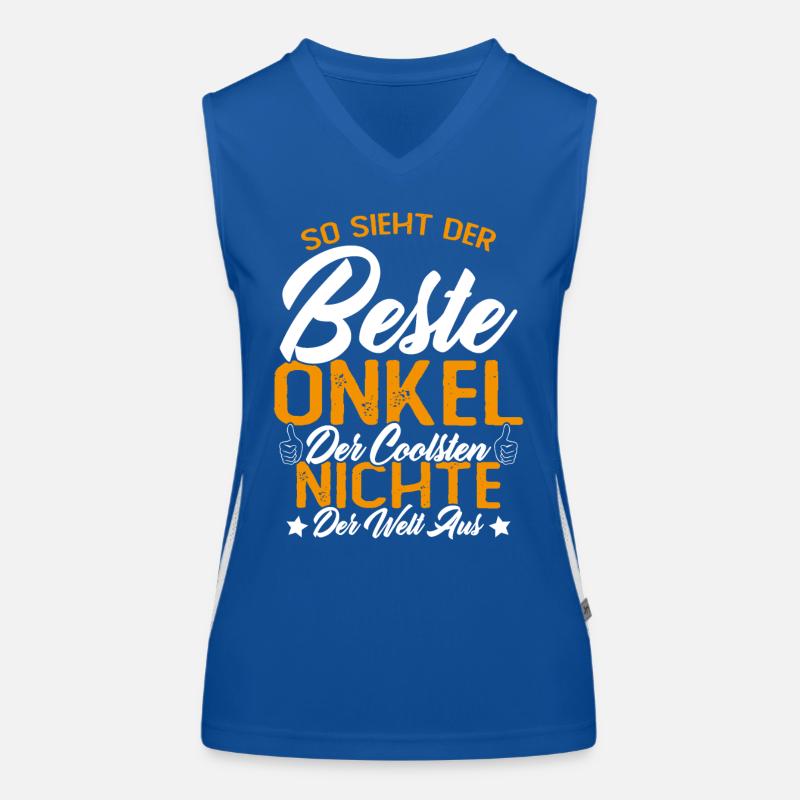 So sieht der beste Onkel der Welt aus Débardeur respirant contrasté Femme