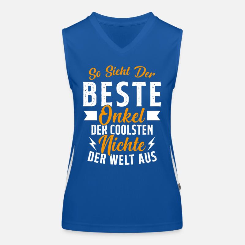 So sieht der beste Onkel der Welt aus Funktionelles Kontrast-Tank Top für Frauen