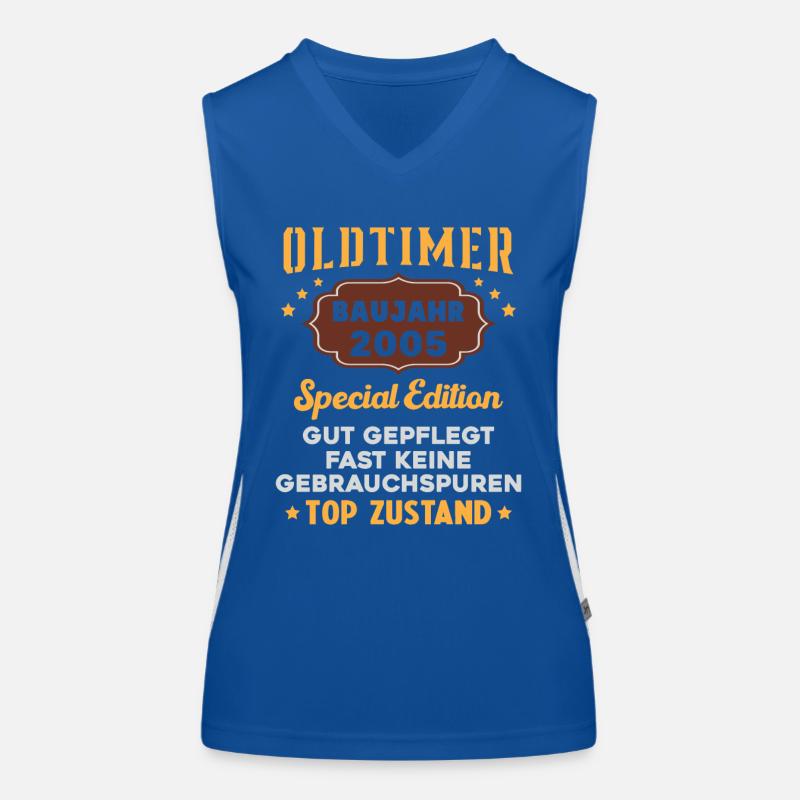 Oldtimer Baujahr 2005 Geburtstagsgeschenk Funktionelles Kontrast-Tank Top für Frauen