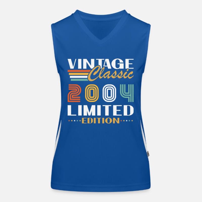 Original 2004 Vintage Retro Jubiläumsgeschenk Funktionelles Kontrast-Tank Top für Frauen
