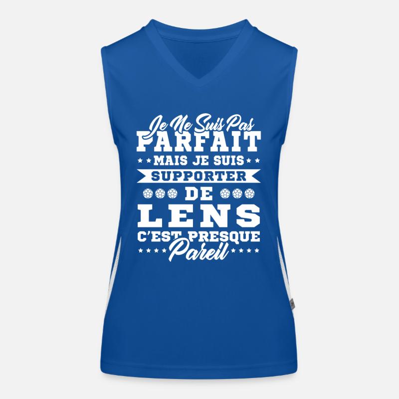 Idée Cadeau Pour Supporter Lensois Débardeur respirant contrasté Femme