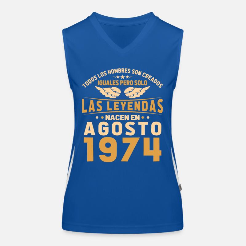 Die Legenden August 1974 Funktionelles Kontrast-Tank Top für Frauen