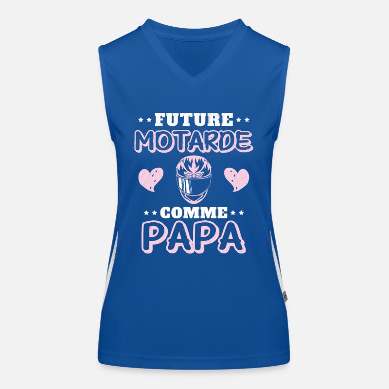 Future Motarde Comme Papa Débardeur respirant contrasté Femme
