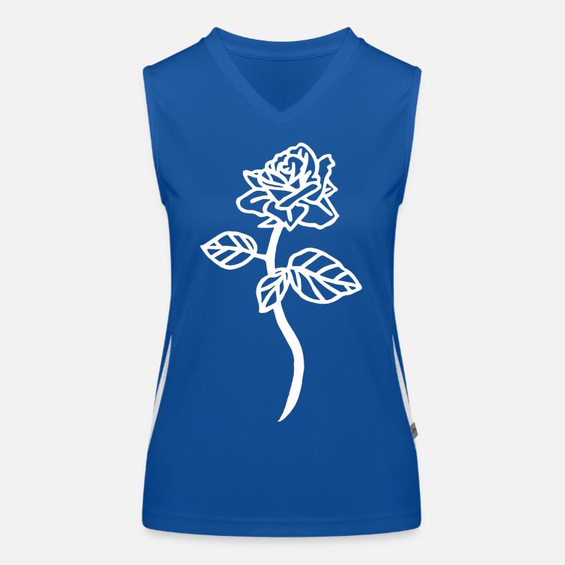 The White Rose Women's Functional Contrast Tank Top