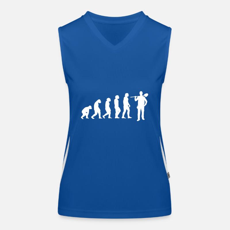 Evolution Betonbauer Funktionelles Kontrast-Tank Top für Frauen