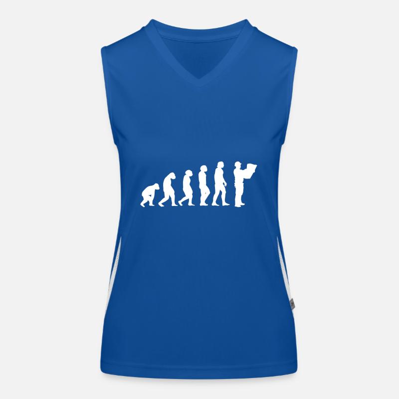 Evolution Bauleiter Funktionelles Kontrast-Tank Top für Frauen