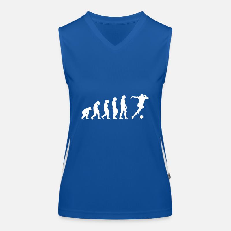 Evolution Fußballer Funktionelles Kontrast-Tank Top für Frauen