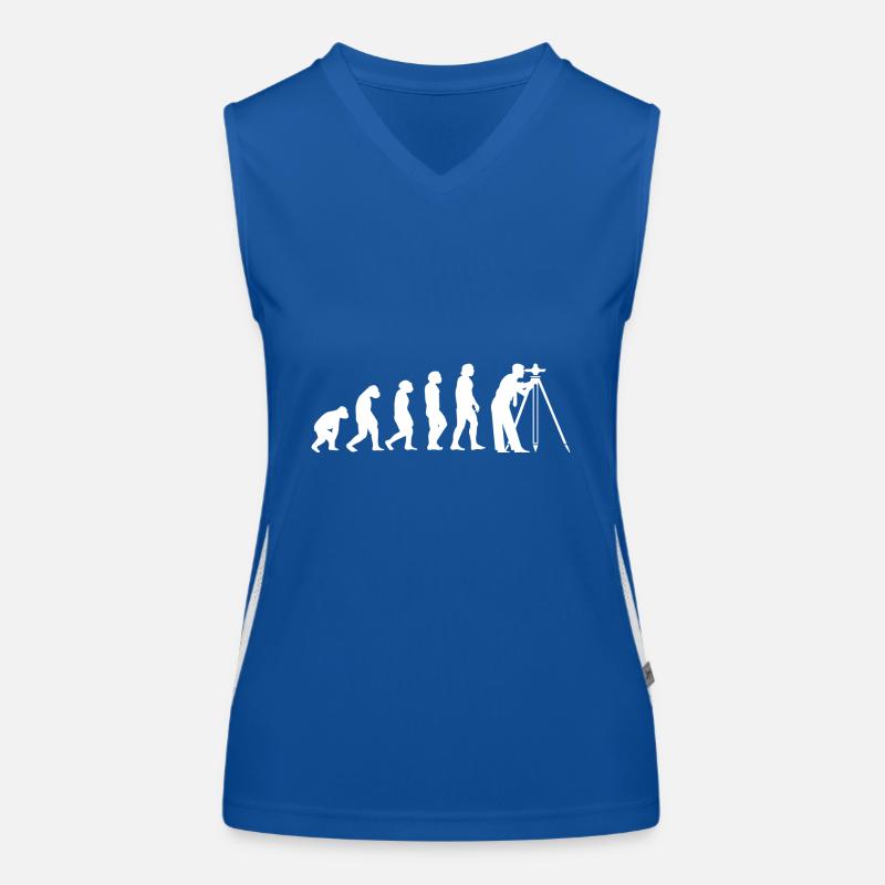 Evolution Vermesser Funktionelles Kontrast-Tank Top für Frauen
