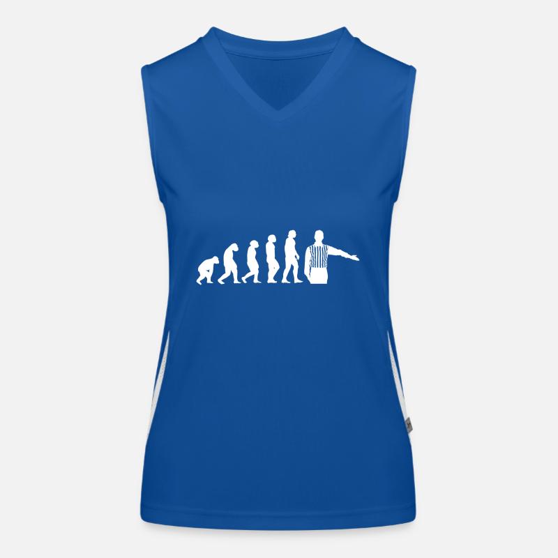 Evolution Schiedsrichter Funktionelles Kontrast-Tank Top für Frauen