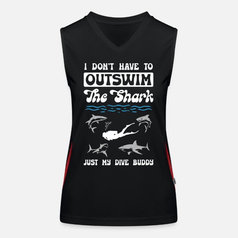 Diving With Shack Women's Functional Contrast Tank Top