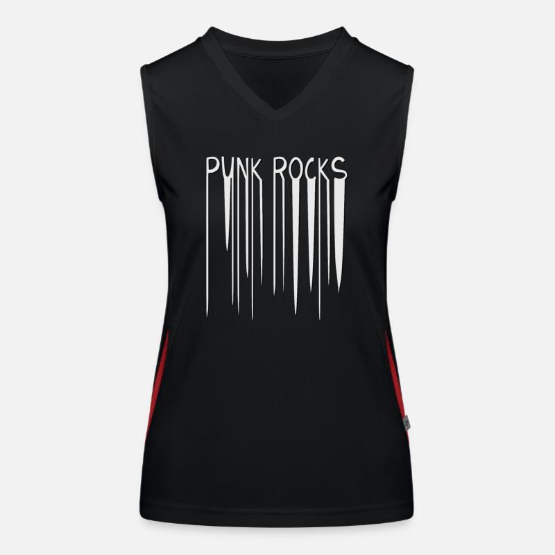 Retro Punk Rock Nostalgia Music Punk Rocks Women's Functional Contrast Tank Top