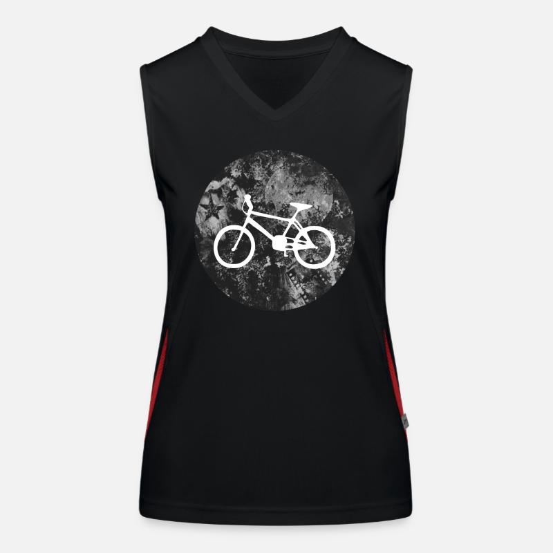Fahrrad Design Funktionelles Kontrast-Tank Top für Frauen