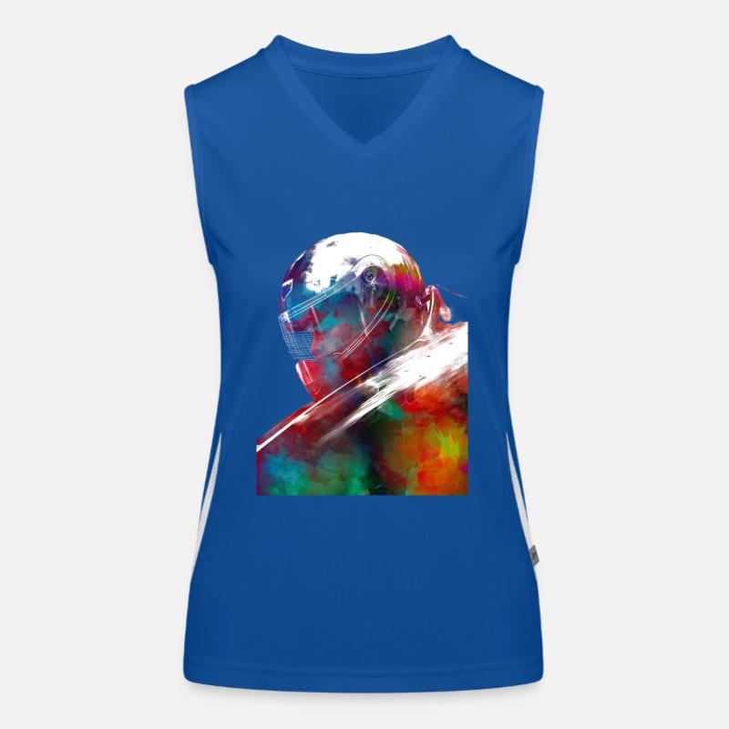 Bobsport Kunst #bobsleigh Funktionelles Kontrast-Tank Top für Frauen
